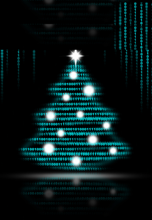Digital Christmas tree